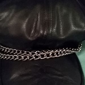 Harley Davidson leather Cap